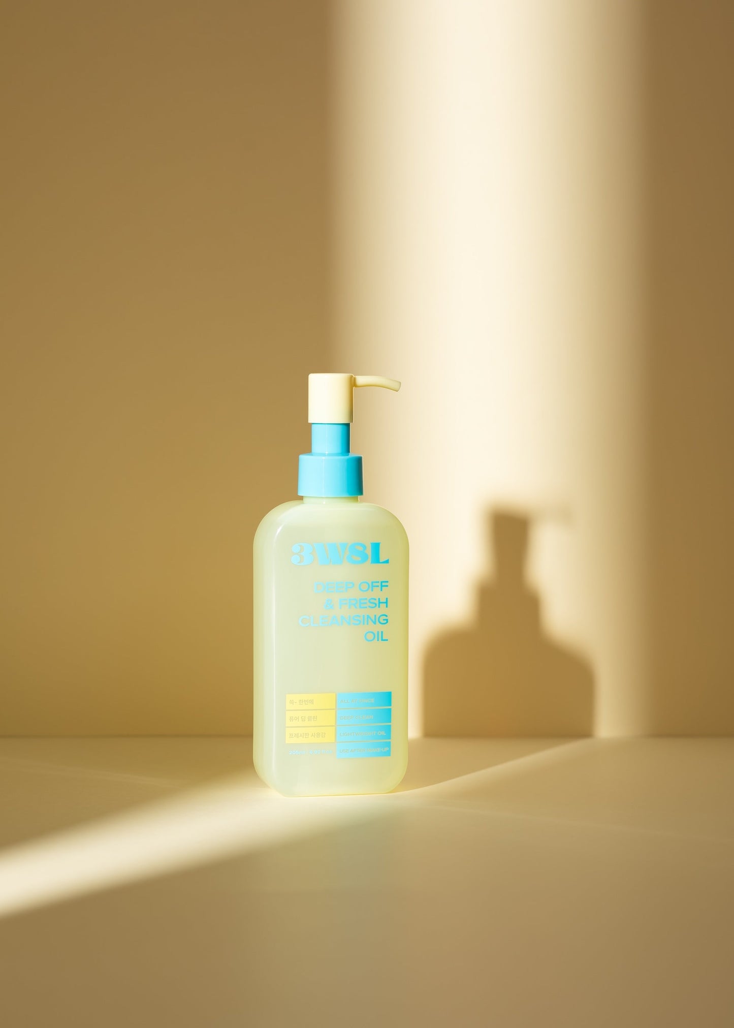 3W8L Deep Off & Fresh Cleansing Oil 205ml - Komiko Beauty