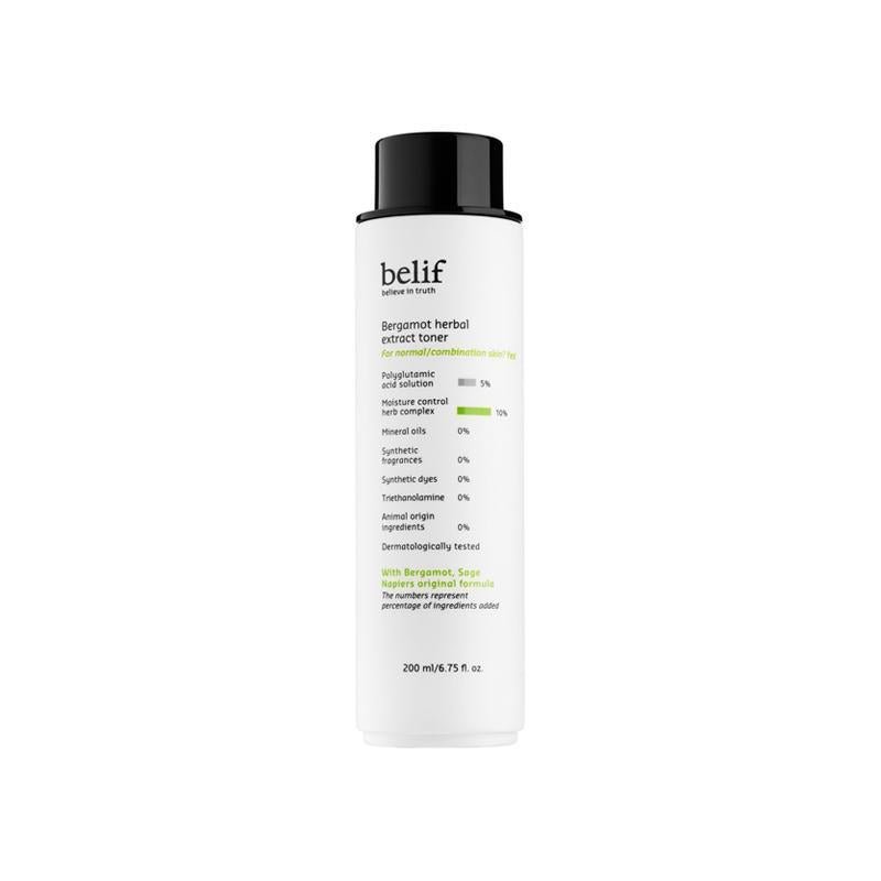Belif Bergamot herbal extract toner 200 ml - Komiko Beauty