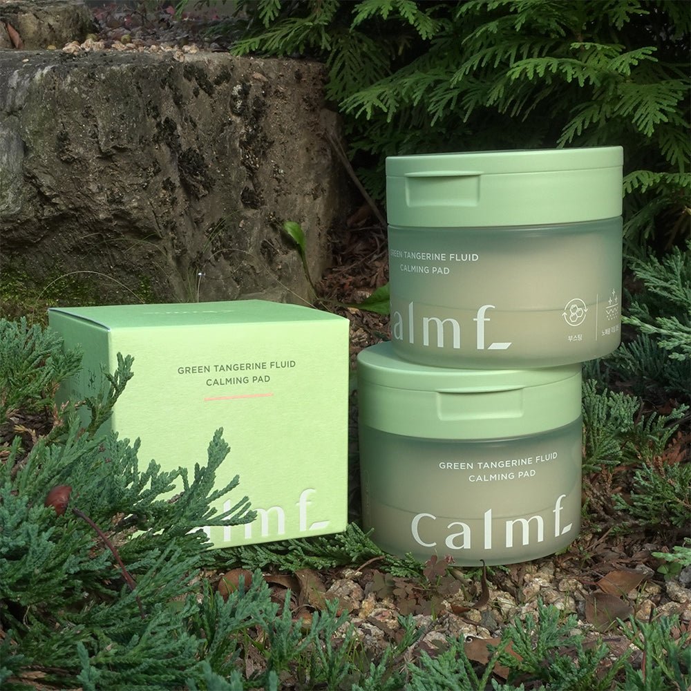 Calmf green tangerine fluid calming pad 70pad 130ml - Komiko Beauty