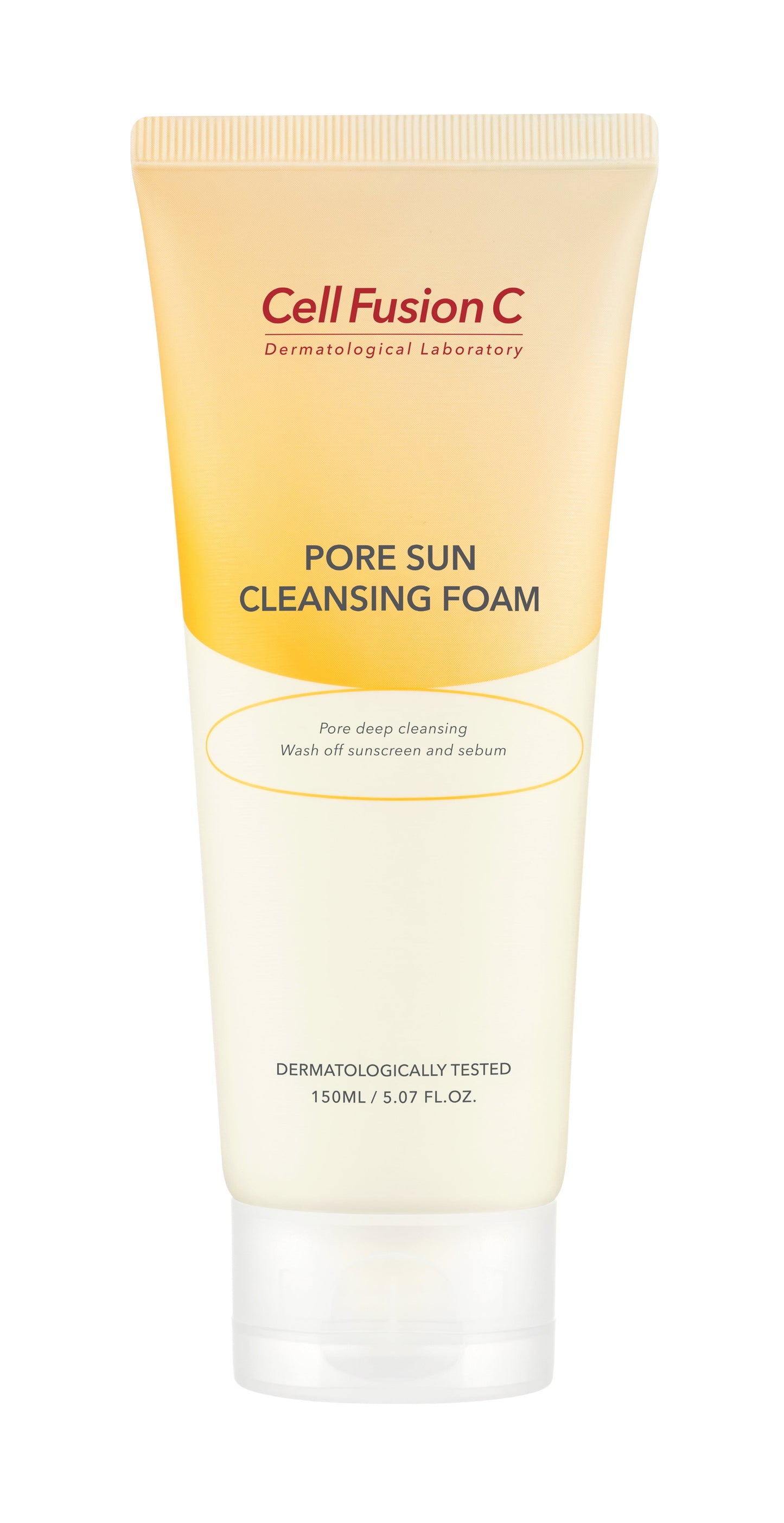 CellfusionC Pore Sun Cleansing Foam - 150ml - Komiko Beauty
