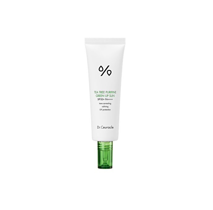 Dr.Ceuracle Tea Tree Purifine Green Up Sun SPF50 PA++++ 50ml - Komiko Beauty