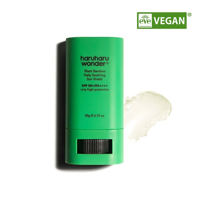 haruharuwonder Black Bamboo Daily Soothing Sun Shield SPF50+ PA++++ 20g - Komiko Beauty