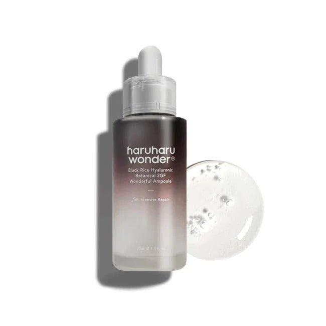 haruharuwonder Black Rice Hyaluronic Botanical 2GF Wonderful Ampuole 30ml - Komiko Beauty