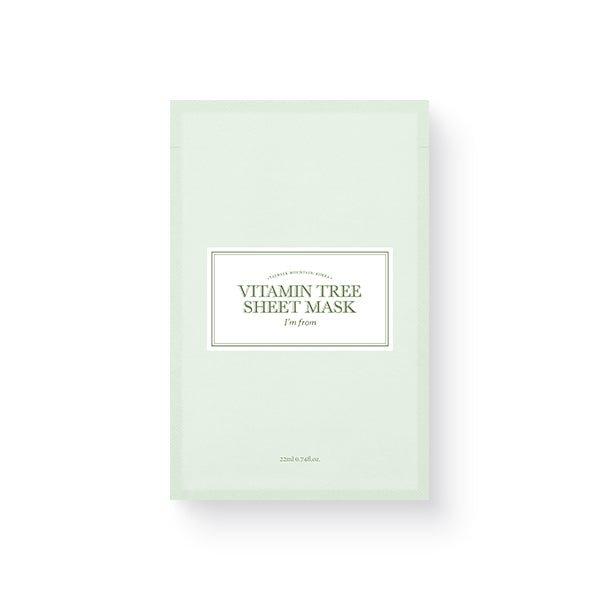 ImFrom Vitamin Tree Sheet Mask 22 ml (1ea) - Komiko Beauty