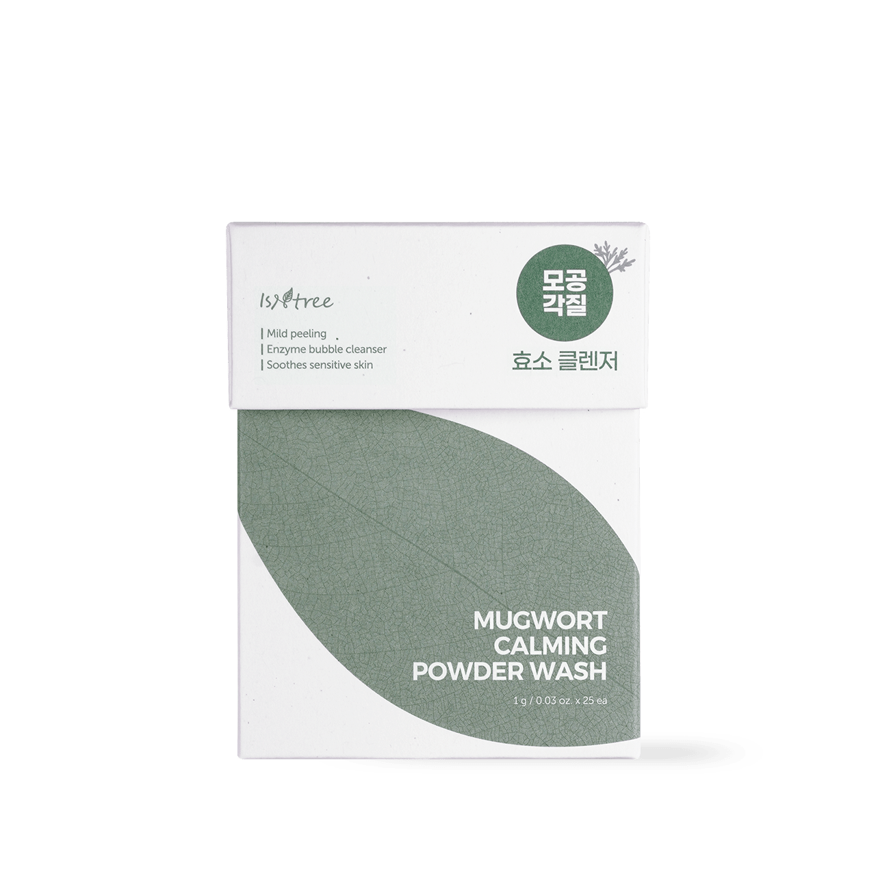 ISNTREE Mugwort Calming Powder Wash 1g*25ea - Komiko Beauty