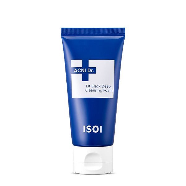 Isoi Acni Dr. 1st Black Deep Claensing Foam 75ml - Komiko Beauty