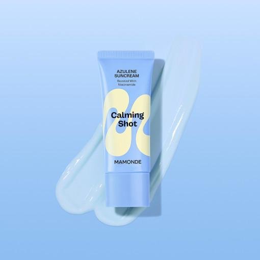 Mamonde Calming Shot Azulene Suncream SPF50+PA++++ 35mL - Komiko Beauty
