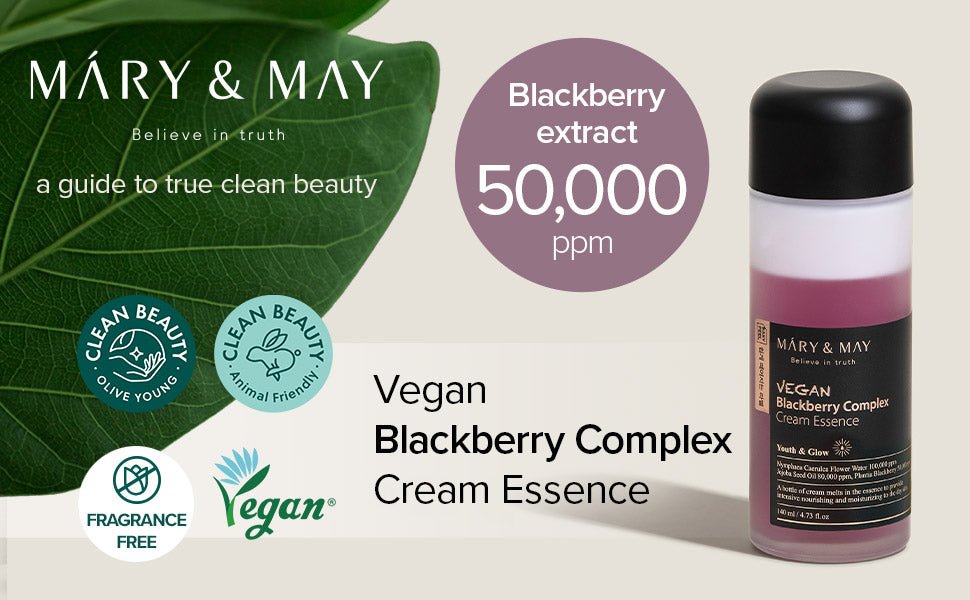 Mary&May Vegan Blackberry Complex Cream Essence 30ml Miniature - Komiko Beauty