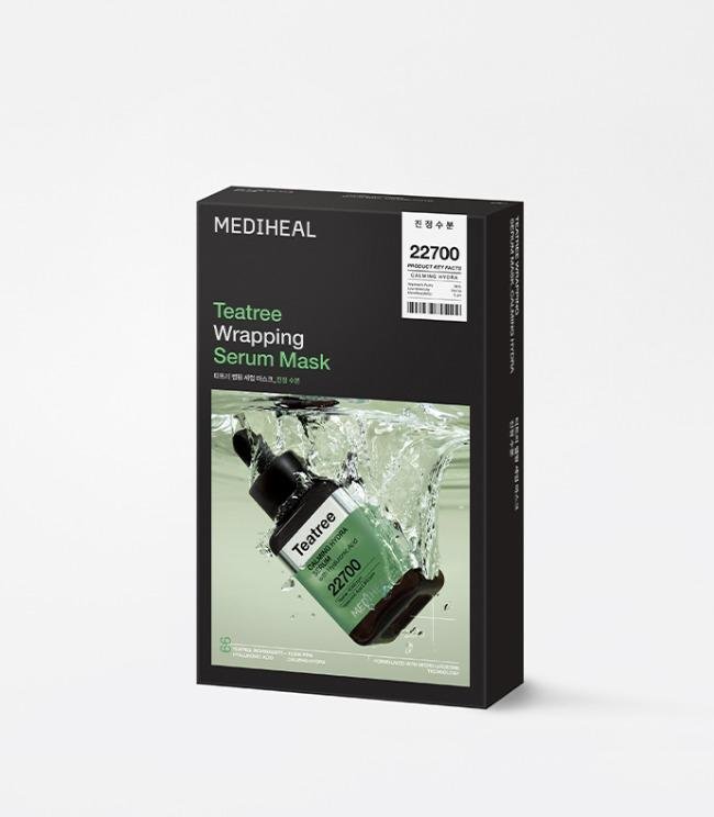Mediheal Teatree Wrapping Serum Mask Calming Hydra 10ea - Komiko Beauty
