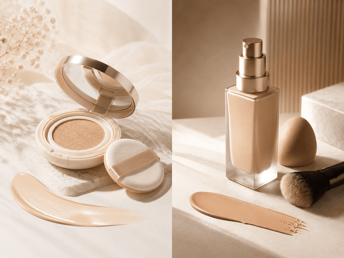 Korean Cushion Foundation vs Regular Foundation: What’s the Difference? - Komiko Beauty