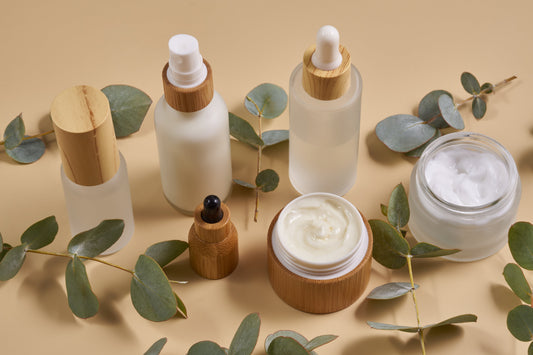 jars with  cosmetic