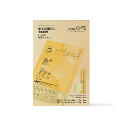 VT Cosmetics VITA-LIGHT Reedle Shot 100 Masque Hydrogel 2 Étapes - 2 types