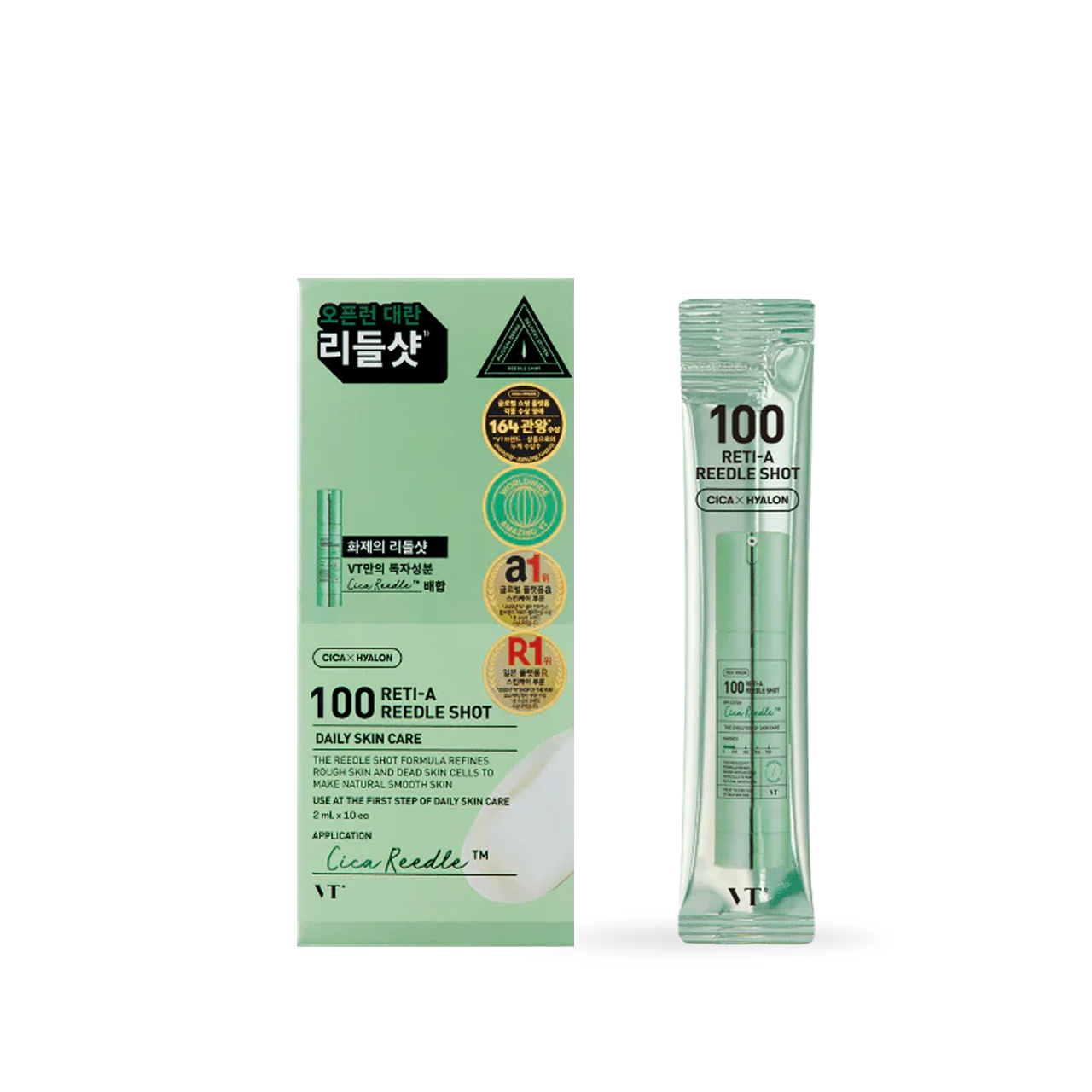 VT Cosmetics 100 RETI-A Reedle shot 10 unités