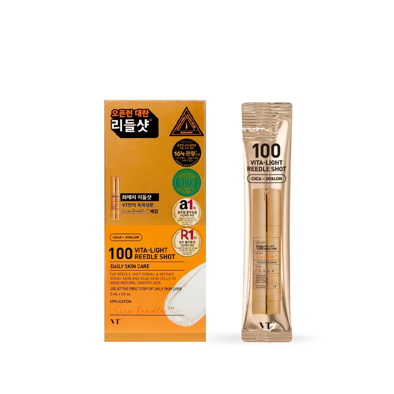 VT Cosmetics 100 VITA-LIGHT Reedle shot 10 unités