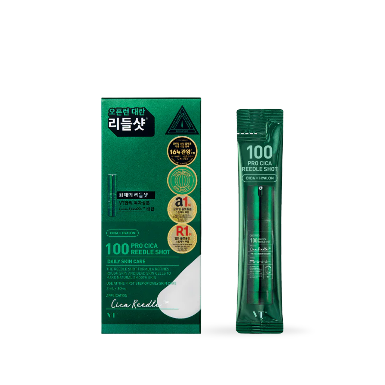VT Cosmetics 100 PRO CICA Reedle shot 10 unités