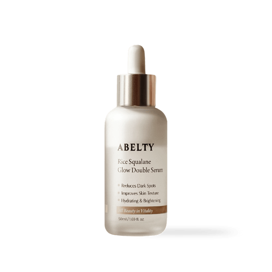 Abelty Rice Squalane Glow Double Serum 50ml - Komiko Beauty