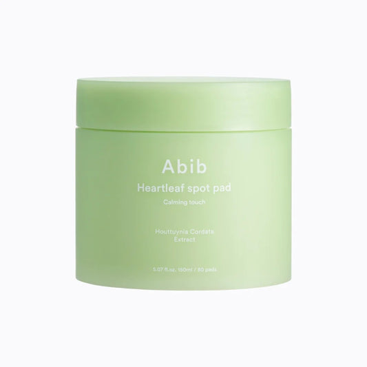 Abib Heartleaf spot pad Calming touch - 150ml. 80 pads - Komiko Beauty