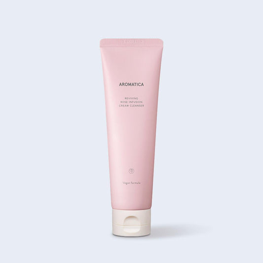 Aromatica Reviving Rose Infusion Cream Cleanser 145g - Komiko Beauty