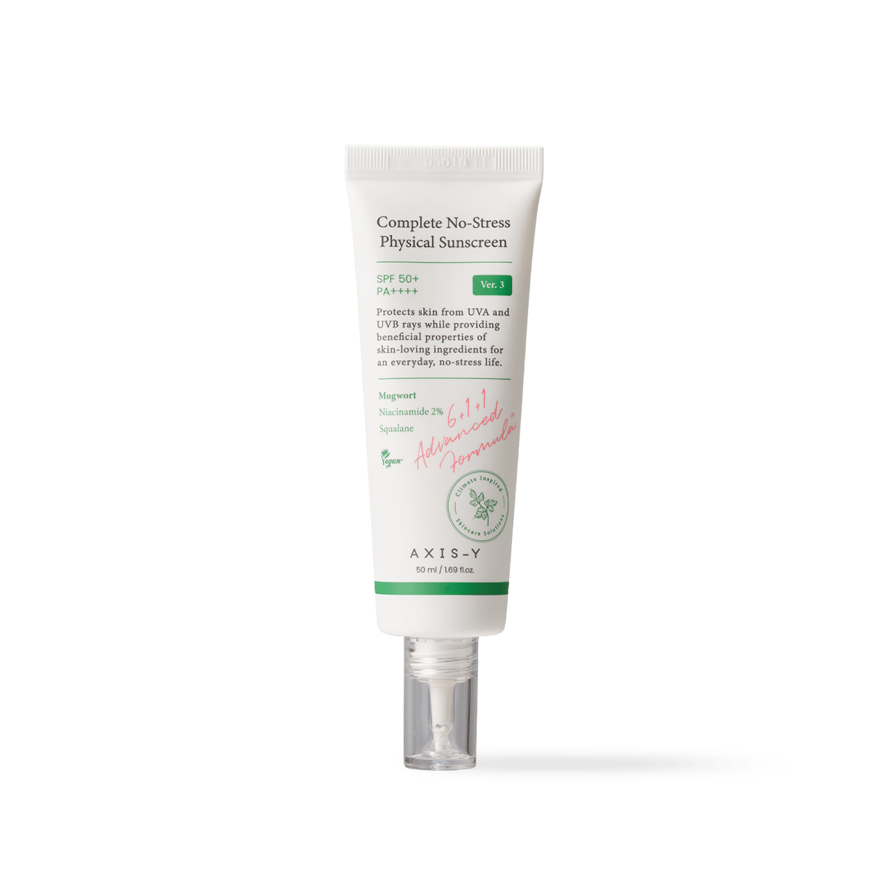 AXIS - Y Complete No - Stress Physical Sunscreen 50ml - Komiko Beauty