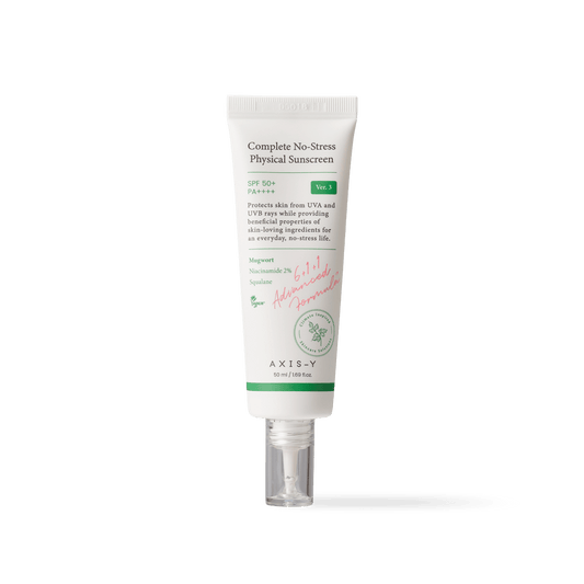 AXIS - Y Complete No - Stress Physical Sunscreen 50ml - Komiko Beauty