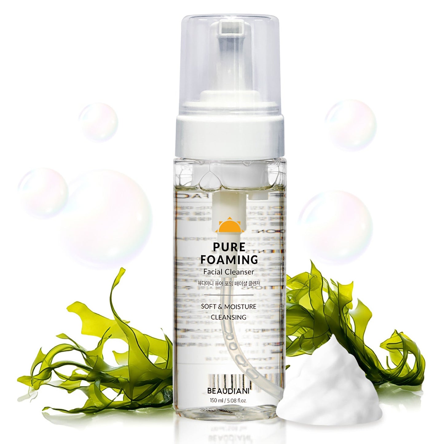 Beaudiani Pure Foaming Facial Cleanser 150ml - Komiko Beauty