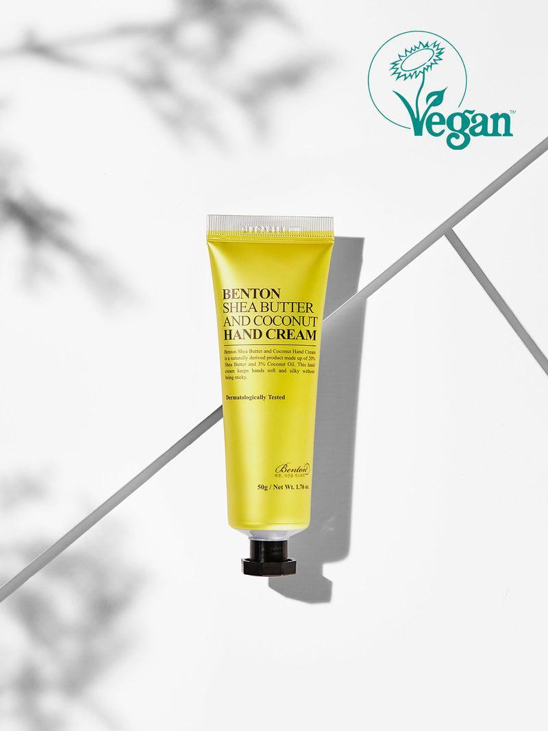 Benton SHEA BUTTER AND COCONUT HAND CREAM 50g - Komiko Beauty