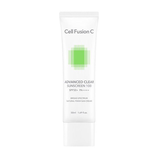CellFusionC Advanced Clear Sunscreen 100 SPF50+/PA++++ 50ml - Komiko Beauty