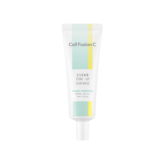 CellFusionC Clear Tone - Up Sun Base SPF 50+/ PA++++ 40ml - Komiko Beauty