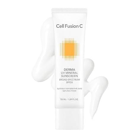 CellfusionC Derma UV Mineral Sunscreen 50ml OTC - Komiko Beauty