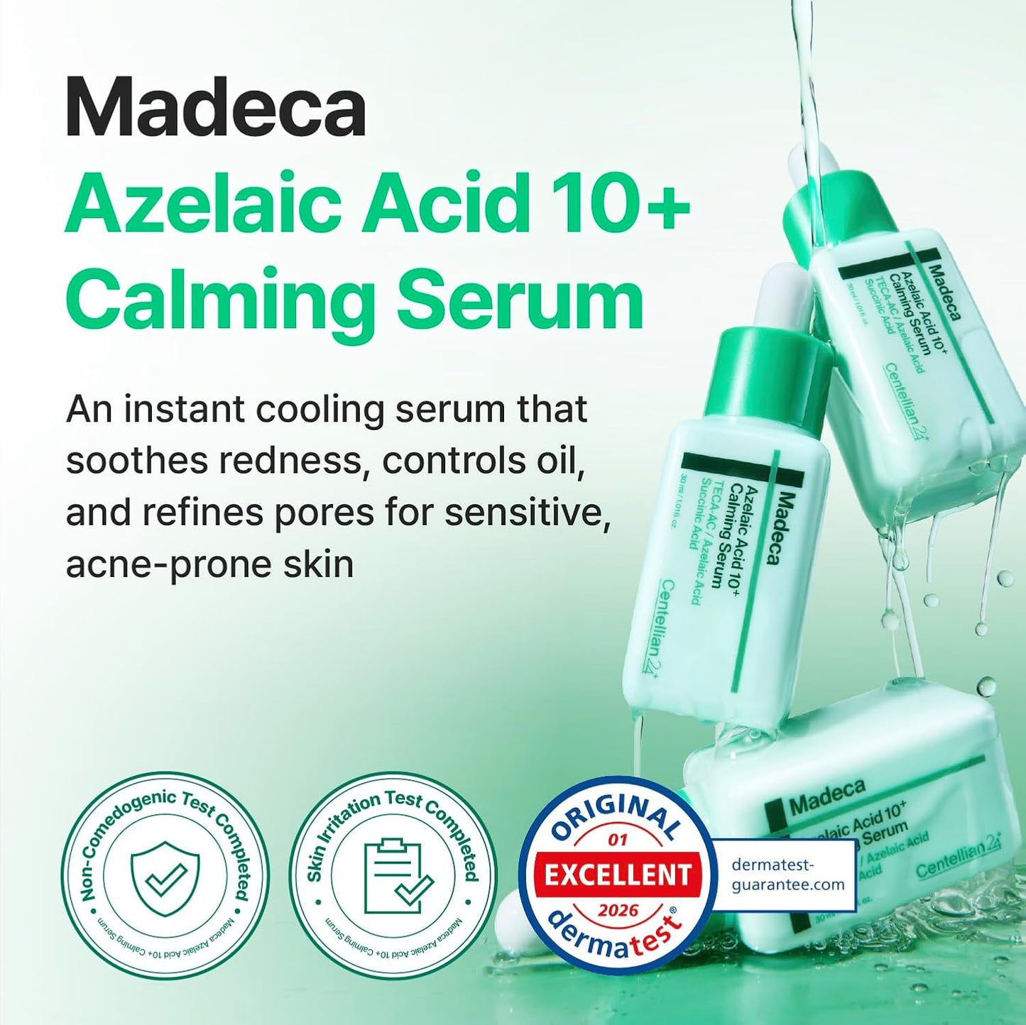 Centellian24 Madeca Azelaic Acid 10+ Calming Serum 30ml - Komiko Beauty