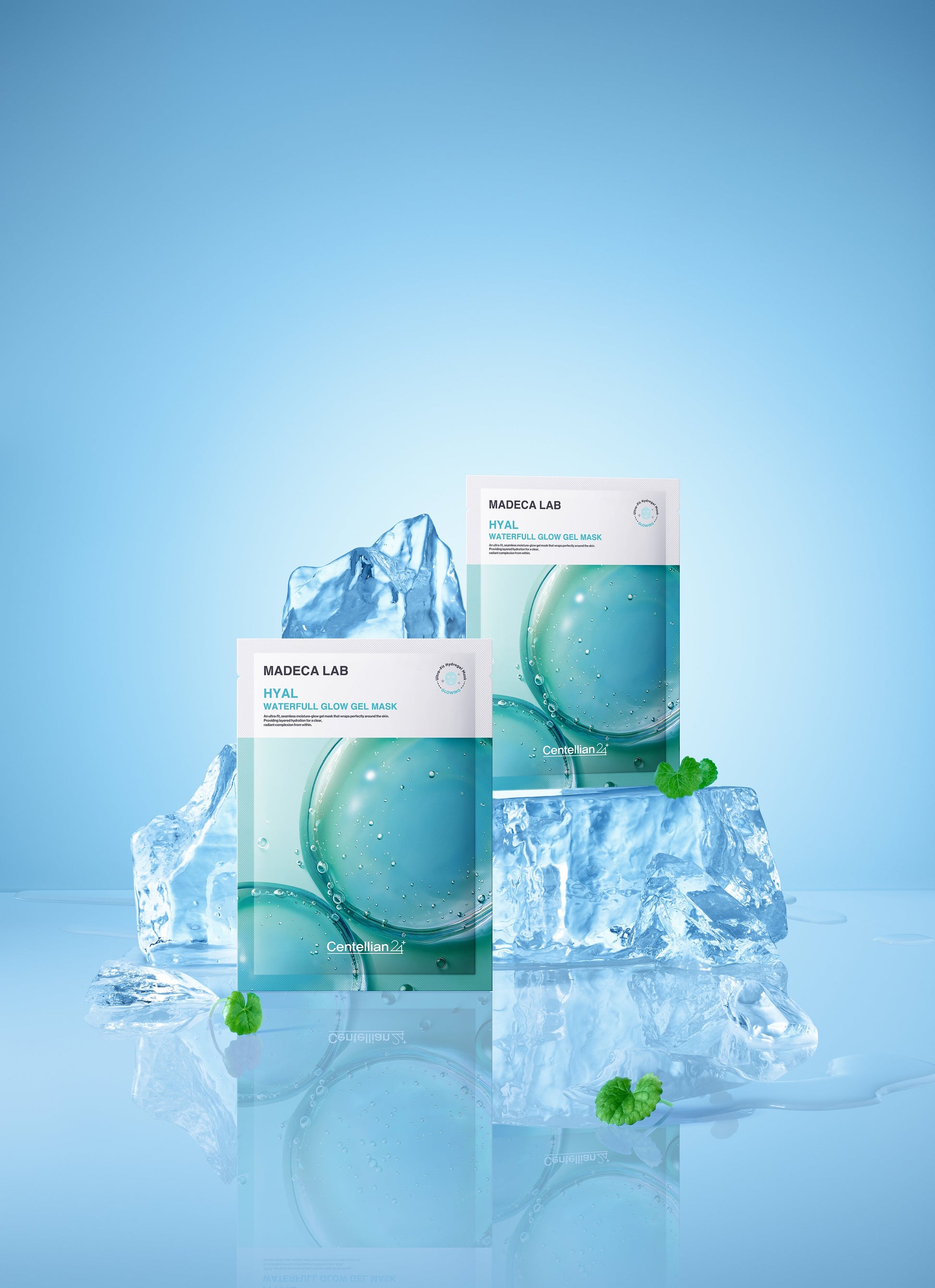 Centellian24 Madeca Lab Hyal Waterfull Glow Gel Mask 1EA - Komiko Beauty