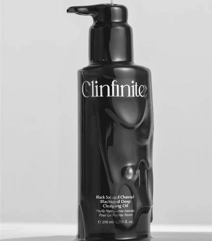 Clinfinite Black Salt & Charcoal Blackhead Deep Cleansing Oil 200ml - Komiko Beauty