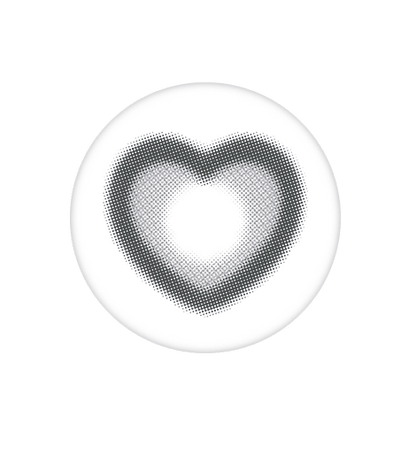 cocoview AXIAL FIXED Heart Ruri Gray 1month 0.00D 1ea/1Vial - Komiko Beauty