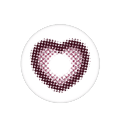 cocoview AXIAL FIXED Heart Ruri Pink 1month 0.00D 1ea/1Vial - Komiko Beauty