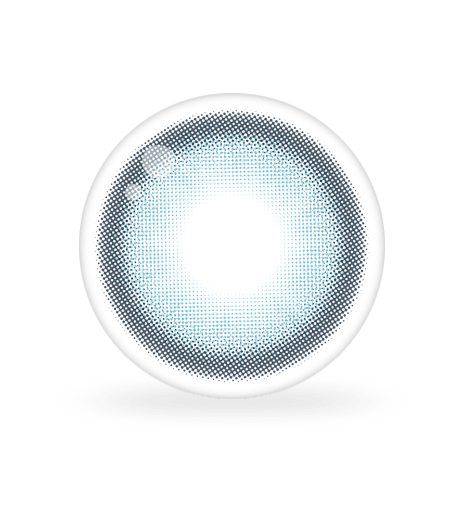 cocoview Gling Blue 1month 0.00D 2ea/1Pack - Komiko Beauty