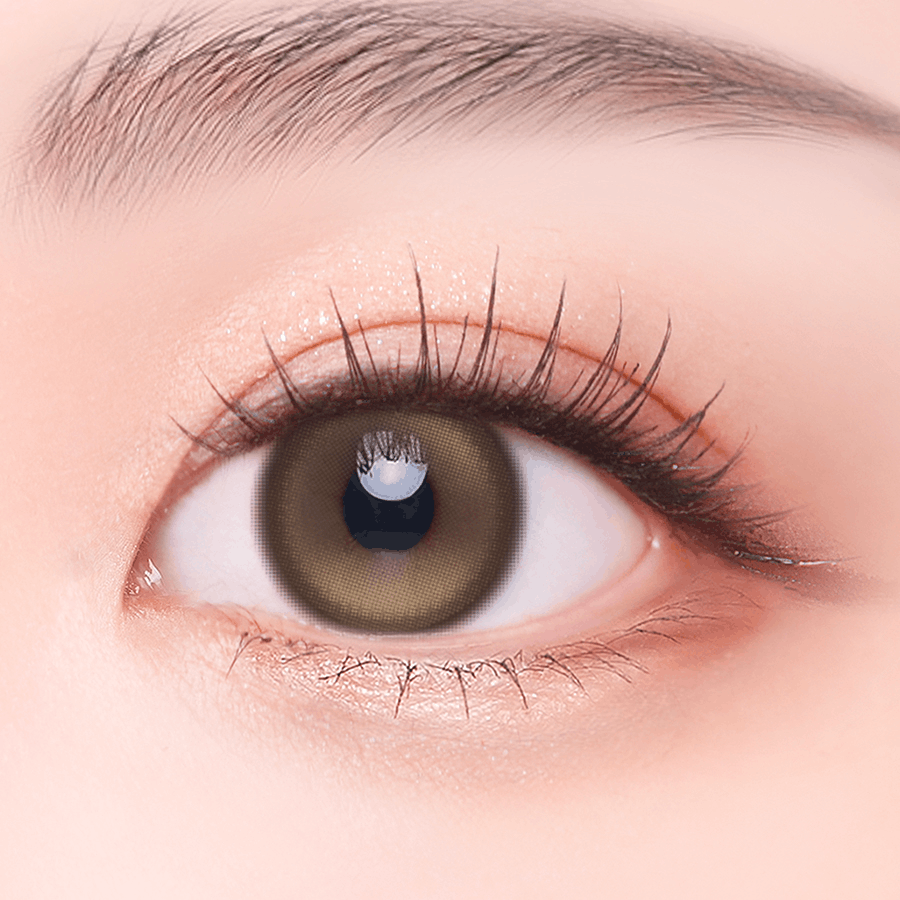 cocoview Glow Brown 1month 0.00D 2ea/1Pack - Komiko Beauty