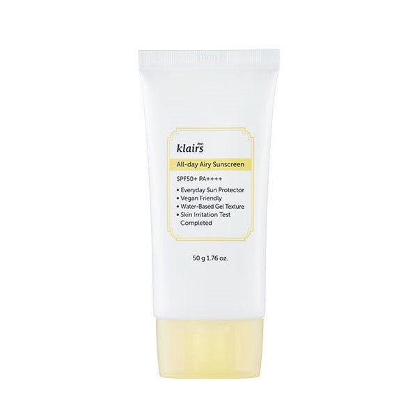 Dear Klairs All - day Airy Sunscreen 50ml - Komiko Beauty