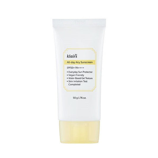 Dear Klairs All - day Airy Sunscreen 50ml - Komiko Beauty