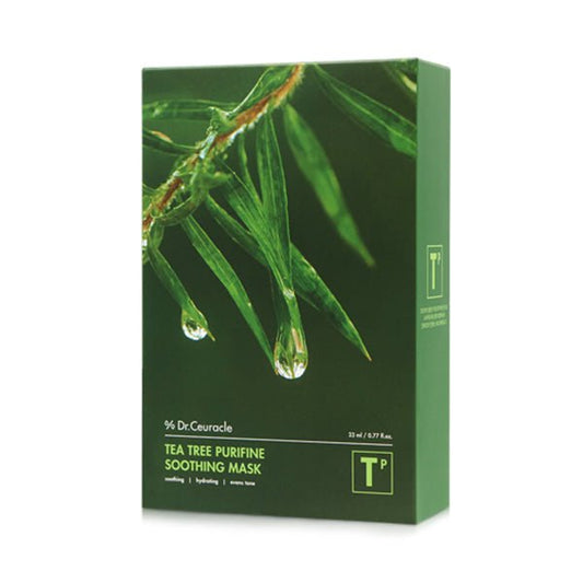 Dr.Ceuracle Tea Tree Purifine Soothing Mask 10ea - Komiko Beauty