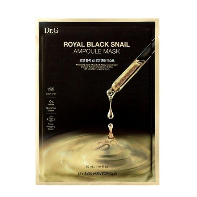 Dr.G Royal Black Snail Ampoule Mask 1ea 30ml - Komiko Beauty