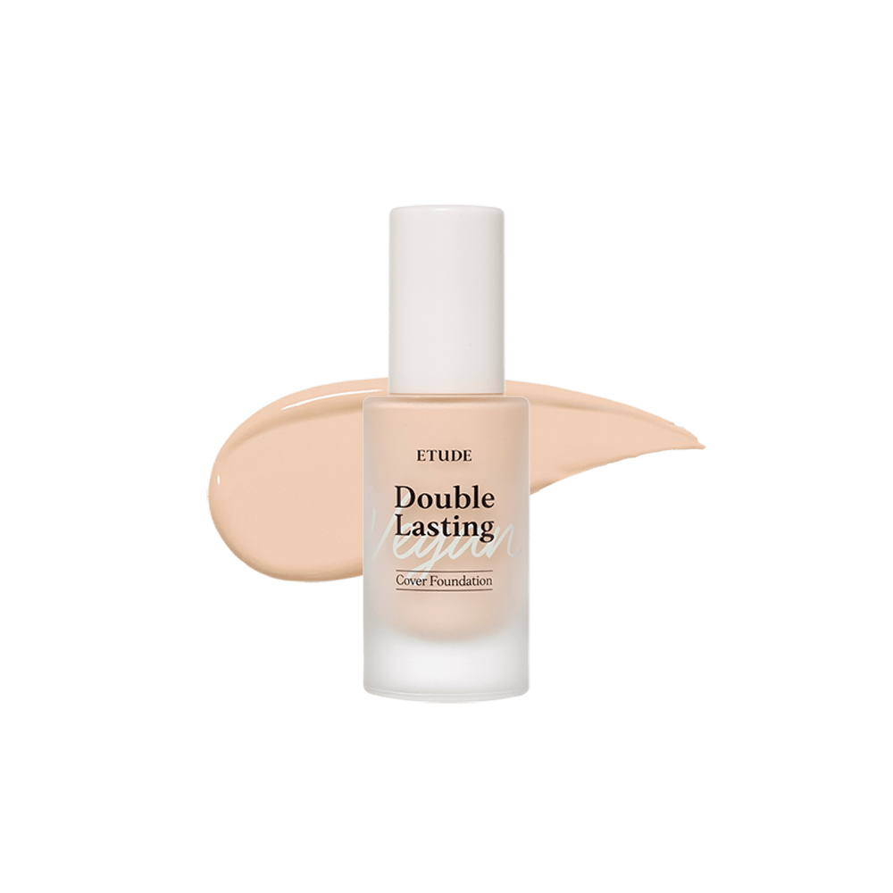 Etudehouse Double Lasting Vegan Cover Foundation 30g - No.21N1 Neutral Beige - Komiko Beauty