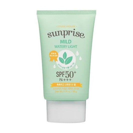 EtudeHouse Sunprise Mild Watery Light Sunscreen SPF50+/PA+++ 50ml - Komiko Beauty