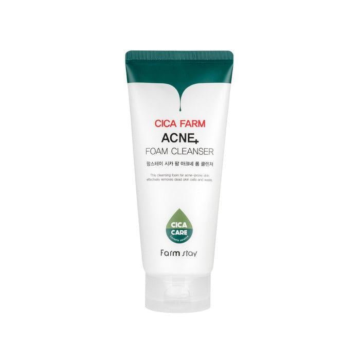 Farmstay Cica Farm Acne Foam Cleanser 180ml - Komiko Beauty