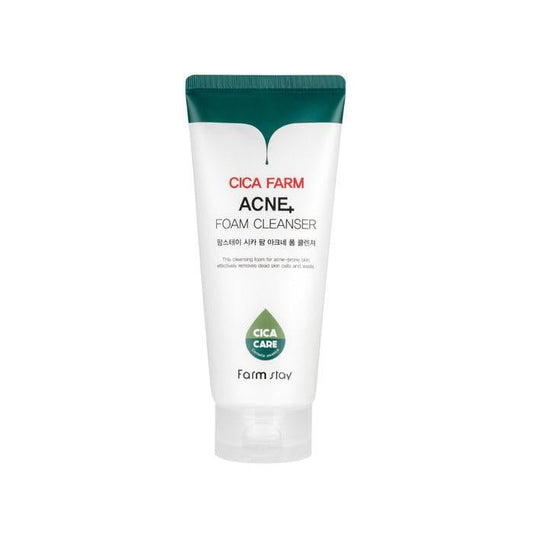 Farmstay Cica Farm Acne Foam Cleanser 180ml - Komiko Beauty