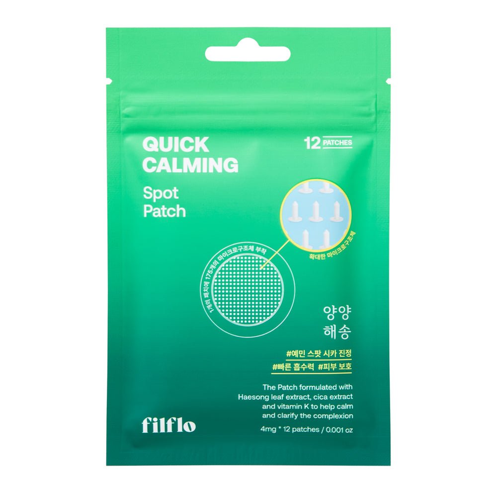 filflo Quick calming spot patch 12EA - Komiko Beauty