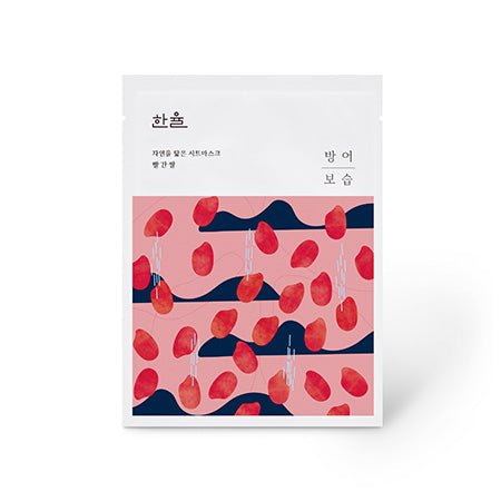 Hanyul Nature In Life Sheet Mask Red Rice_Skin - Defending Hydration 10ea - Komiko Beauty