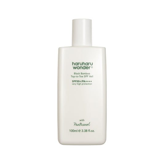 haruharuwonder Black Bamboo Top - to - Toe SPF Veil 100ml - Komiko Beauty