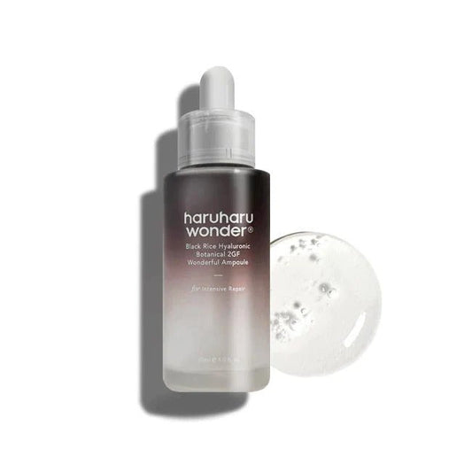 haruharuwonder Black Rice Hyaluronic Botanical 2GF Wonderful Ampuole 30ml - Komiko Beauty