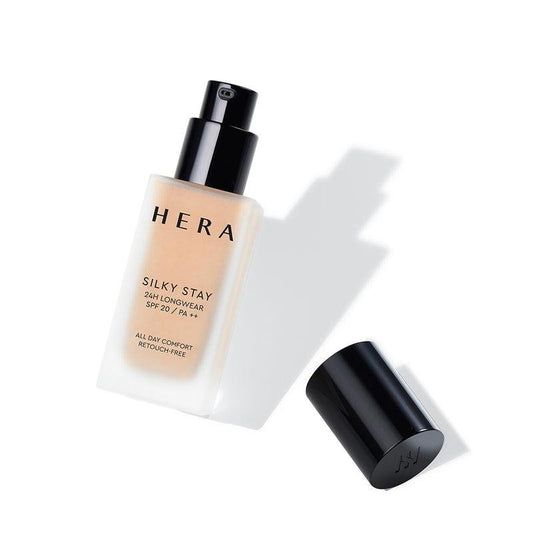 Hera Silky Stay Foundation 24h Longwear PA++ 30g - 23W1 SAND BEIGE - Komiko Beauty