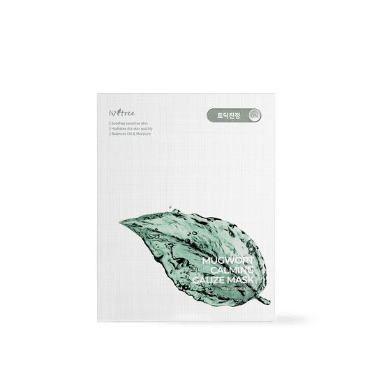 Isntree Mugwort Calming Gauze Mask 23g*10ea - Komiko Beauty